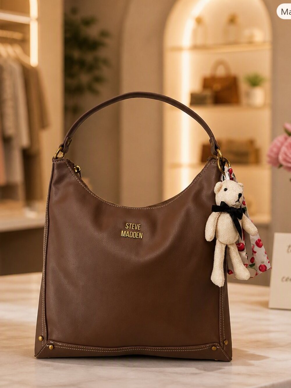 Steve Madden Nutshell BBlanch Hobo Bag NWT